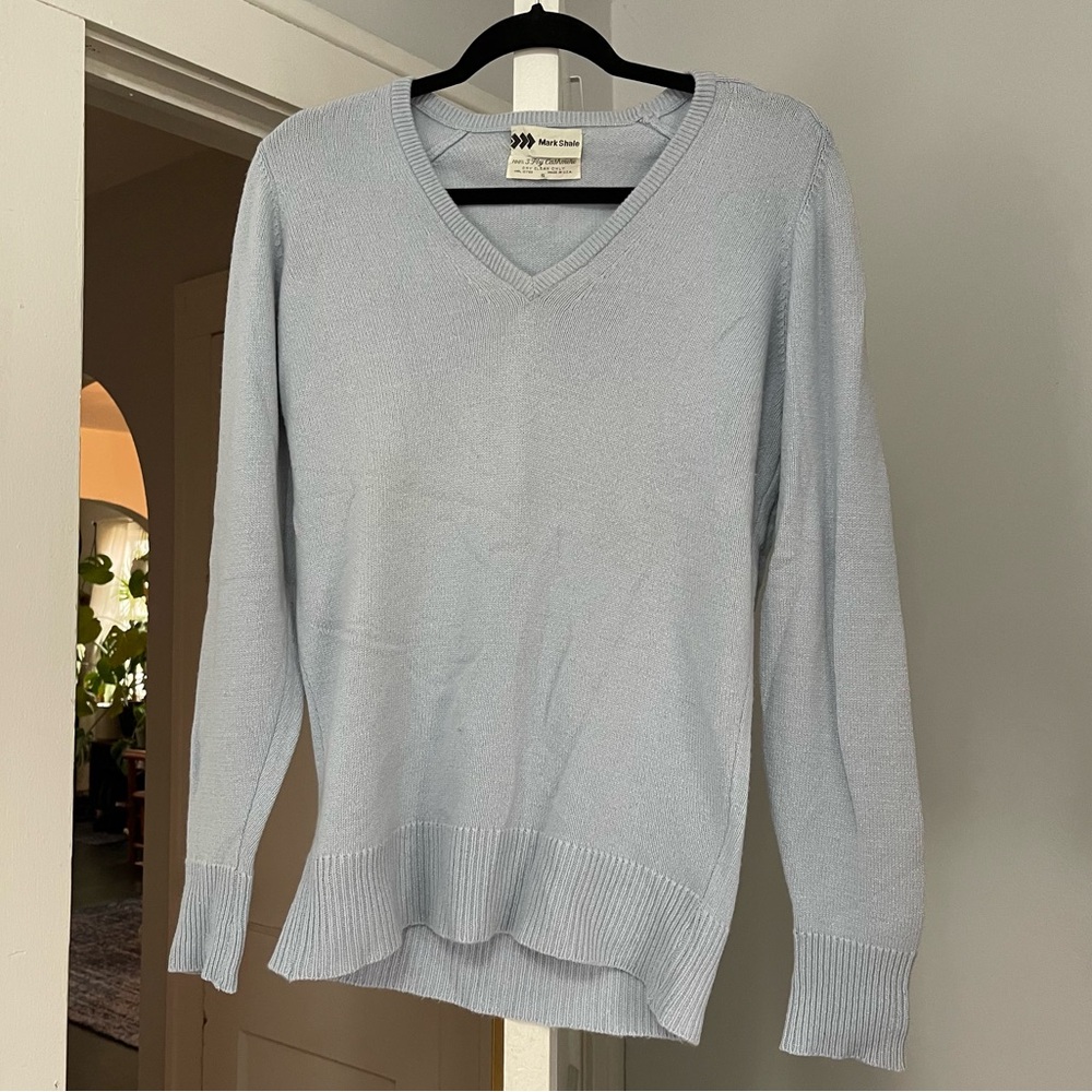 Vintage Mark Shale Light Blue Sweater